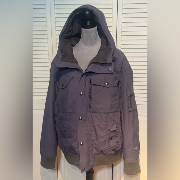 The North Face HyVent Bomber Goose Puffer Down Jacket Men’s Size X-Large Vintage - Picture 2 of 13